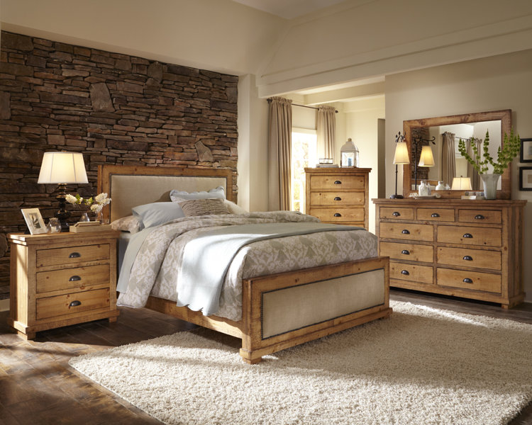 Rustic Bedroom Design Photo by Wayfair Wayfair
